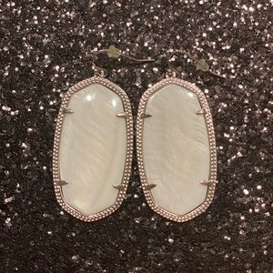 Kendra Scott Silver Drop Earrings